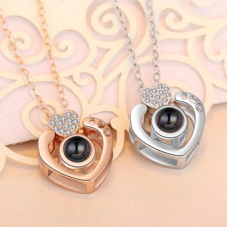 Heart Neckless Silver Color