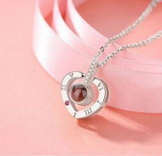 Heart Neckless Rose Color