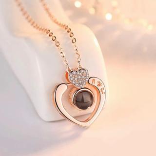 Heart Neckless Golden Color