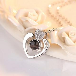 Heart Neckless Silver Color